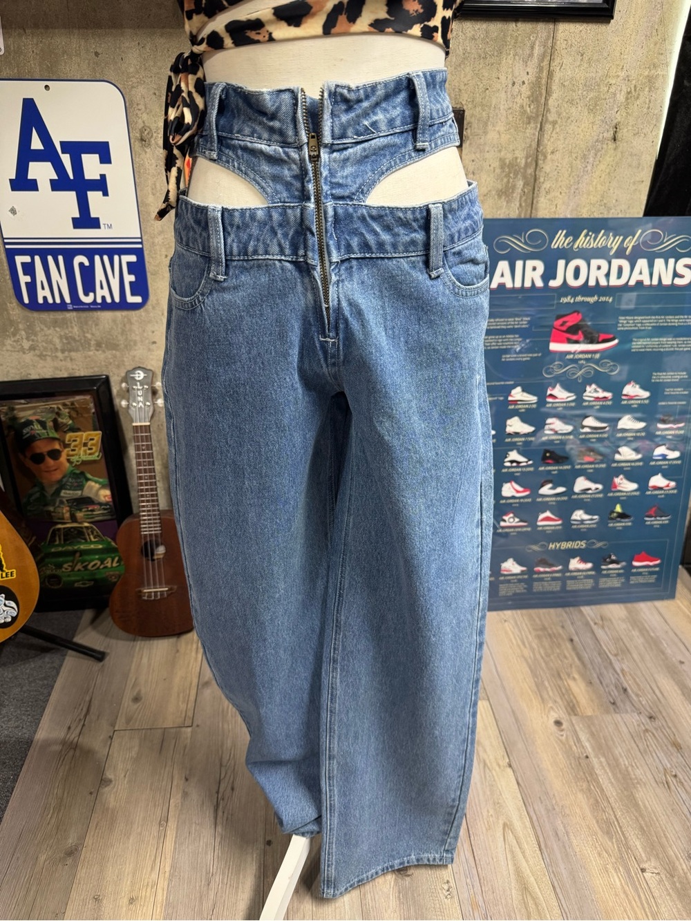 Fashion Nova Light Blue Denim Jeans